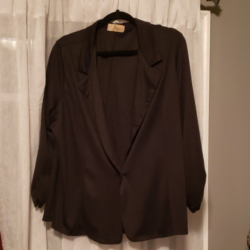 Black Ponte 3/4 sleeve jacket